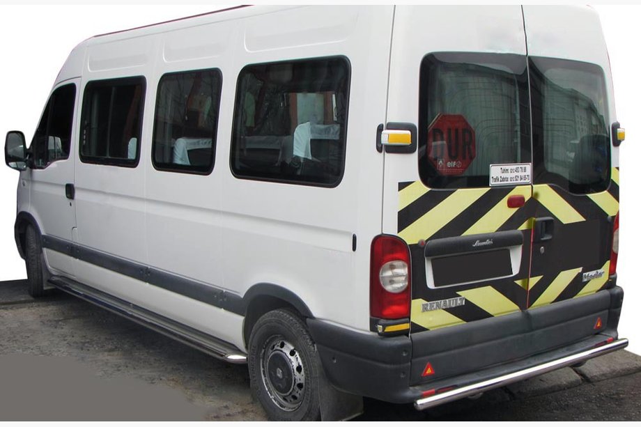 Nissan Interstar 2002–2010 Bakre skyddsbåge AK002 (rostfritt) Image