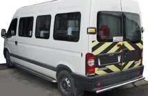 Nissan Interstar 2002–2010 Bakre skyddsbåge AK002 (rostfritt) foto 1