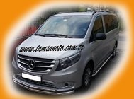 Mercedes Vito/V-klass W447 2014– Främre frontbåge ST014 (rostfritt) 60/60 mm foto 2