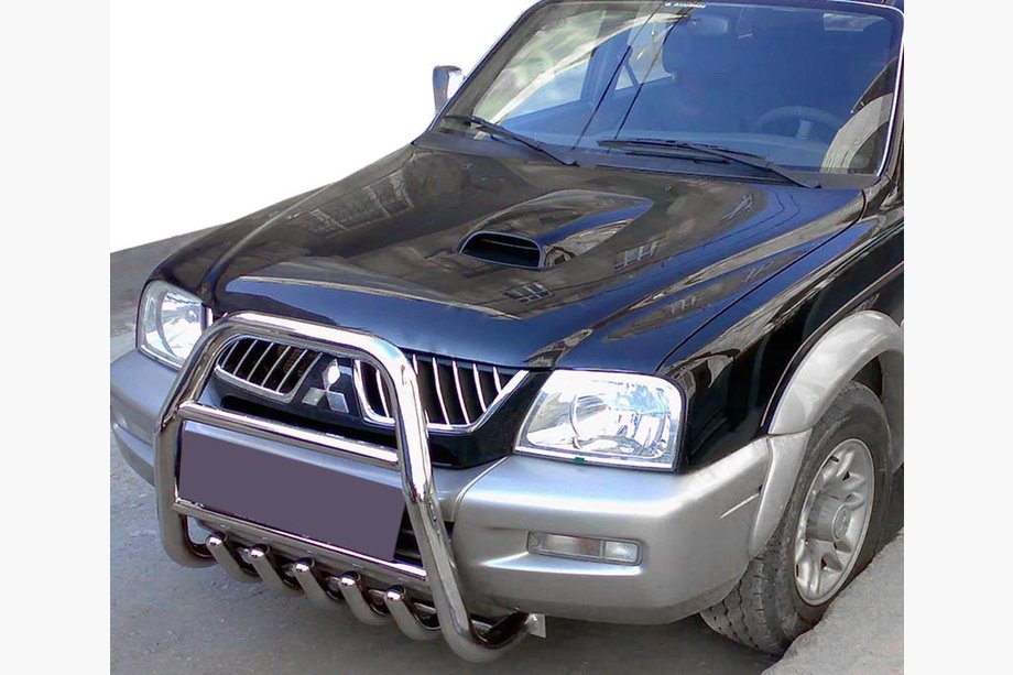 Mitsubishi L200 1996–2006 Frontbåge QT007 (rostfritt stål) Image
