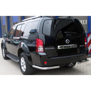 Bakre skyddsbåge AK003 (rostfritt) Nissan Pathfinder R51 2005–2014
