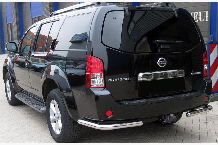 Nissan Pathfinder R51 2005–2014 Bakre skyddsbåge AK003 (rostfritt) Image