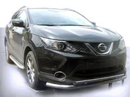 Nissan Qashqai 2014–2021 Främre frontbåge ST014 (rostfritt) foto 1