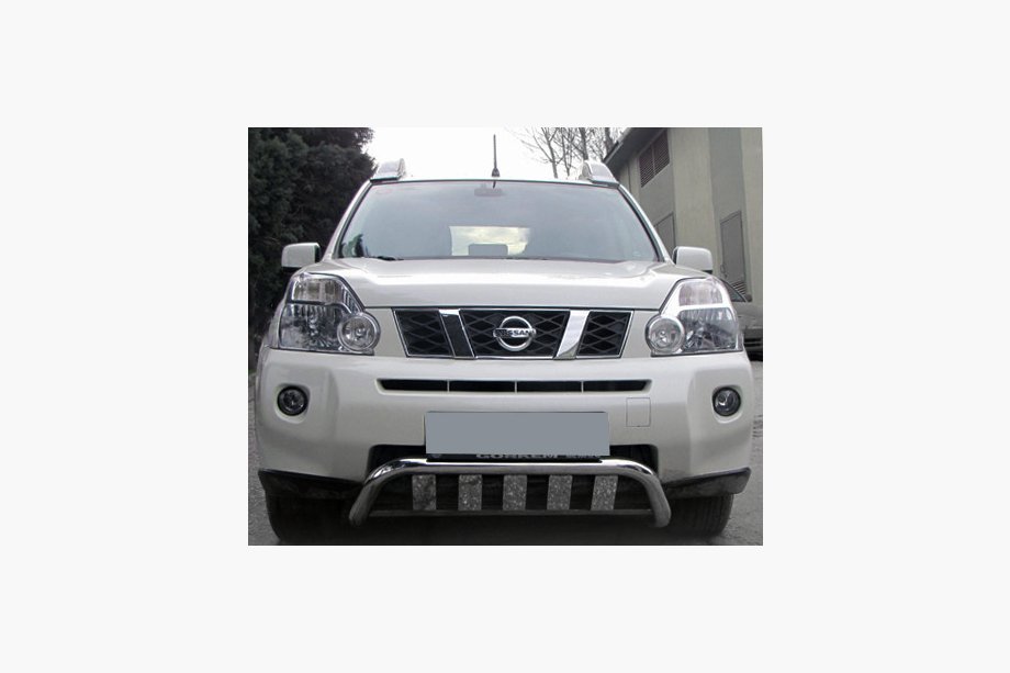 Nissan X-trail T31 2007–2014 Främre frontbåge WT009 (rostfritt stål) Image