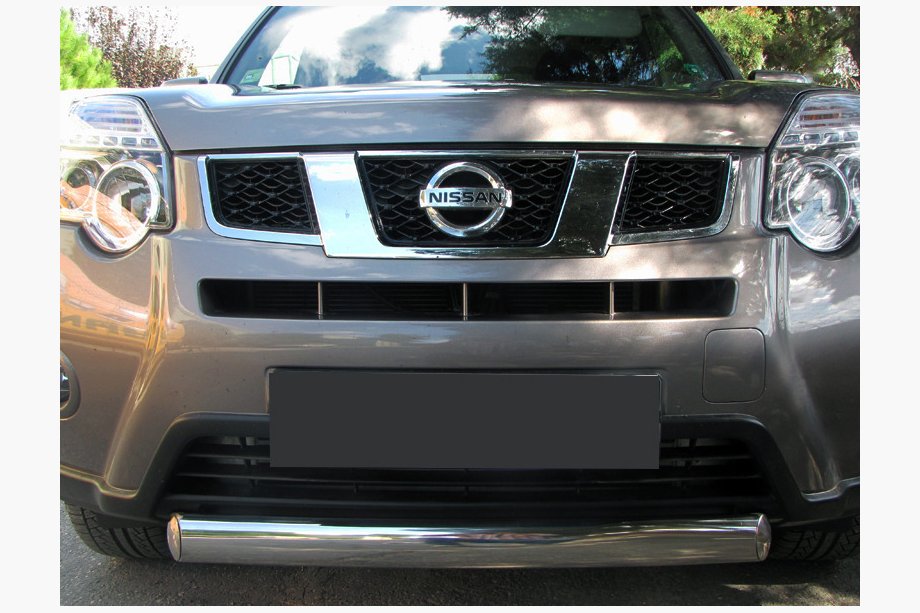 Nissan X-trail T31 2007–2014 Främre frontbåge ST008-Oval (rostfritt) Image