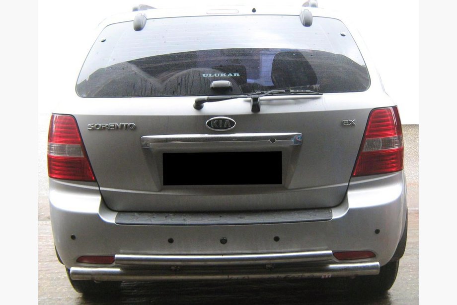 Kia Sorento I BL 2002–2009 Bakre båge AK002-Dubbel (rostfritt) Image