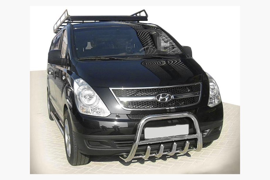 Hyundai H300, H1, Starex 2008–2020 Kofångarbåge WT003-2 (rostfritt stål) Image