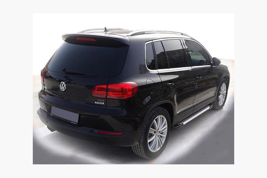 Volkswagen Tiguan 2007–2016 Sidosteg Allmond Grey (2 st, aluminium) Image