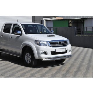 Främre skyddsbåge ST017 (rostfritt stål) Toyota Hilux 2006–2015 foto 4