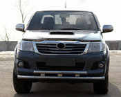 Toyota Hilux 2006–2015 Främre frontbåge ST014 (rostfritt) foto 1