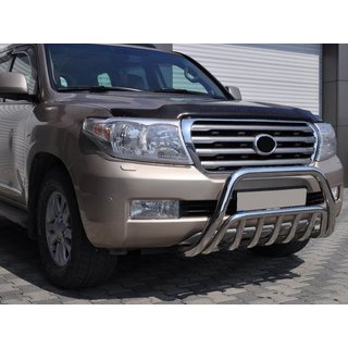 Främre frontbåge WT002 (rostfritt stål) Toyota Land Cruiser 200 2007–2021 foto 1