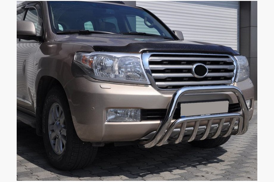 Toyota Land Cruiser 200 2007–2021 Främre frontbåge WT002 (rostfritt stål) Image