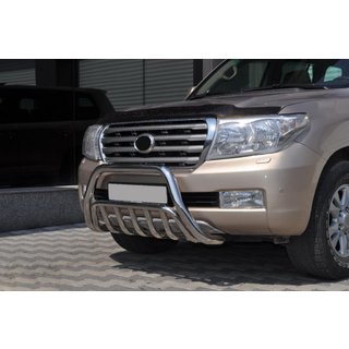 Främre frontbåge WT002 (rostfritt stål) Toyota Land Cruiser 200 2007–2021 foto 2