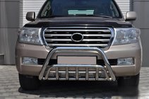 Toyota Land Cruiser 200 2007–2021 Främre frontbåge WT002 (rostfritt stål) foto 4