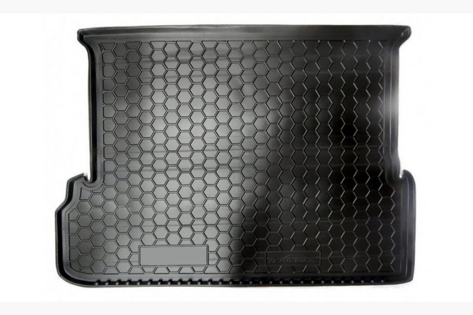 Toyota Land Cruiser Prado 150 2009–2023 Bagagerumsmatta i gummi för 7-sits (Autogumm) Image