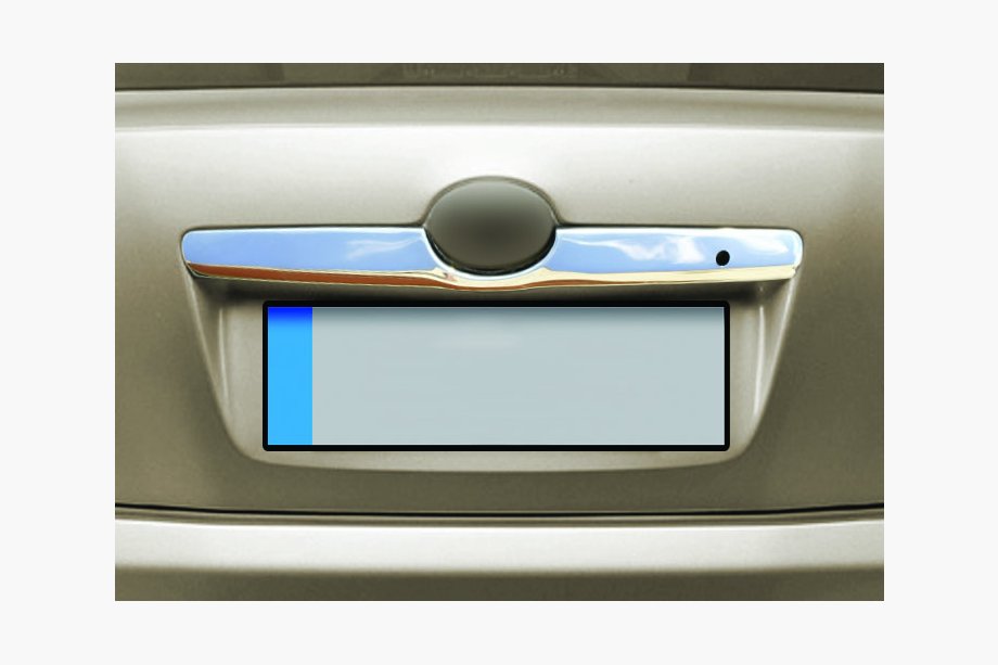 Toyota Camry 2006–2011 REA! Rostfri list ovanför registreringsskylten Image