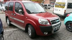 Fiat Doblo I 2005–2010 Dörrlist bred modell (4 st, rostfritt stål) Carmos - turkiskt stål foto 4