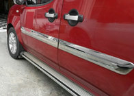 Fiat Doblo I 2005–2010 Dörrlist bred modell (4 st, rostfritt stål) Carmos - turkiskt stål foto 3