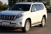 Toyota Land Cruiser Prado 150 2009–2023 Tröskelskydd BB004 (2 st, rostfritt) foto 2