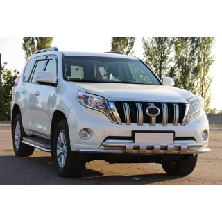 Främre frontbåge ST015 (rostfritt) Toyota Land Cruiser Prado 150 2009–2023 foto 4
