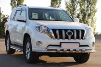 Toyota Land Cruiser Prado 150 2009–2023 Främre frontbåge ST015 (rostfritt) foto 4