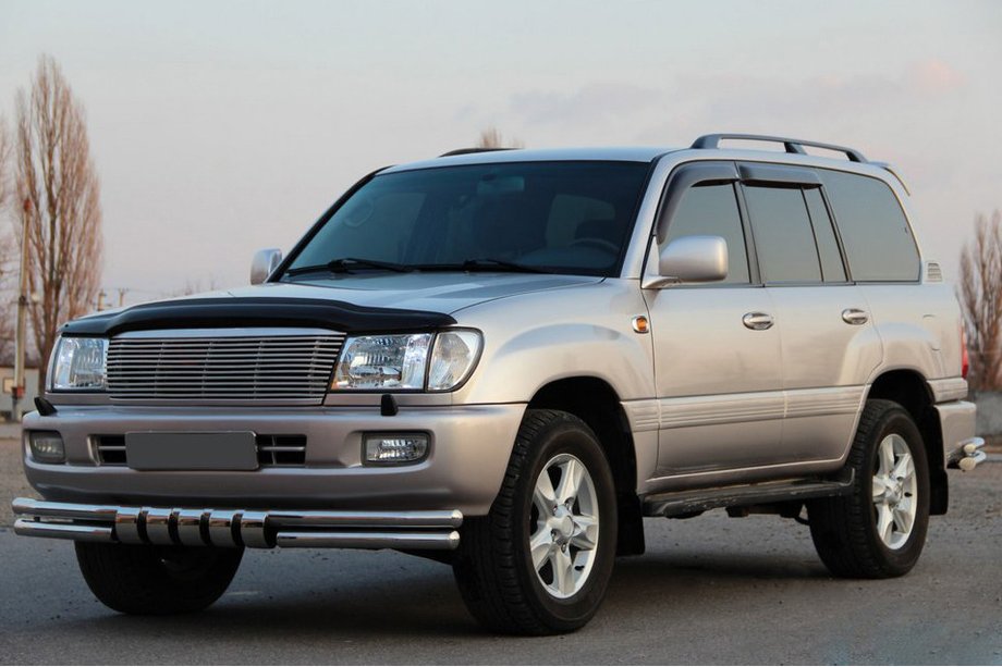 Toyota Land Cruiser 100 1998–2007 Frontbåge ST015 (rostfritt stål) Image