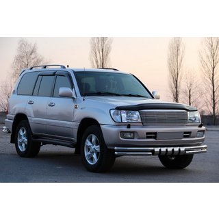 Frontbåge ST015 (rostfritt stål) Toyota Land Cruiser 100 1998–2007 foto 3