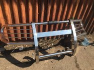 Toyota Land Cruiser Prado 120 2002–2009 Begagnad frontbåge (bullbar) med strålkastarskydd (original) foto 1