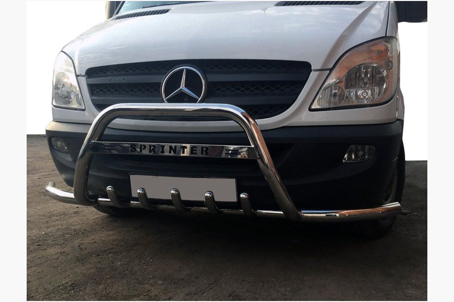 Mercedes Sprinter W906 2006–2018 Frontbåge WT003-Plus (rostfritt stål) Image