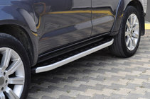 Toyota Fortuner 2006–2015 Sidosteg Fullmond (2 st, aluminium) foto 1