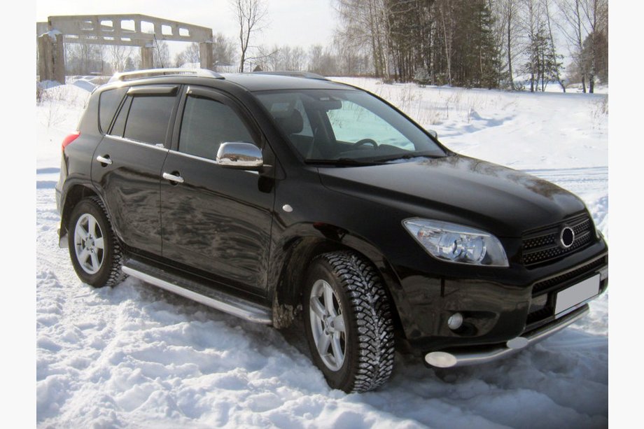 Toyota Rav 4 2006–2013 Spegelskal (2 st) OmsaLine – italienskt rostfritt stål Foto 3
