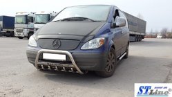 Mercedes Viano 2004–2014 Frontbåge WT003/004 (rostfritt stål) 60 mm, med text foto 9