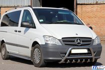 Mercedes Viano 2004–2014 Frontbåge WT003/004 (rostfritt stål) 60 mm, med text foto 2