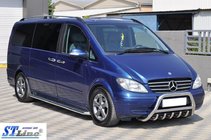 Mercedes Viano 2004–2014 Frontbåge WT003/004 (rostfritt stål) 60 mm, med text foto 8