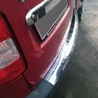 Volkswagen Caddy 2004–2010 Bakre stötfångarskydd med stor bockning (Elite, rostfritt stål) foto 1