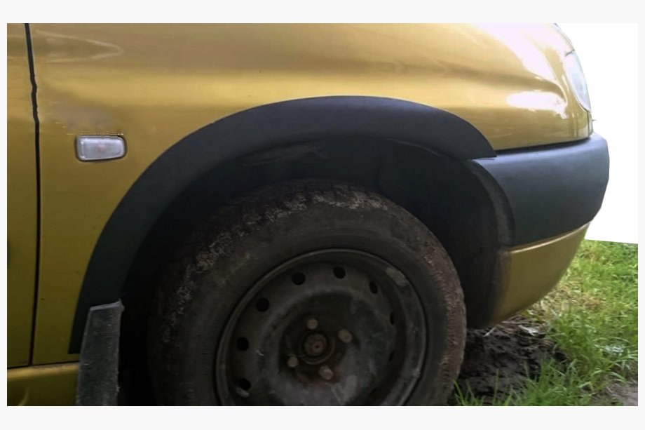 Peugeot Partner 1996–2008 Plastskärmbreddare (4 st, svarta) Image