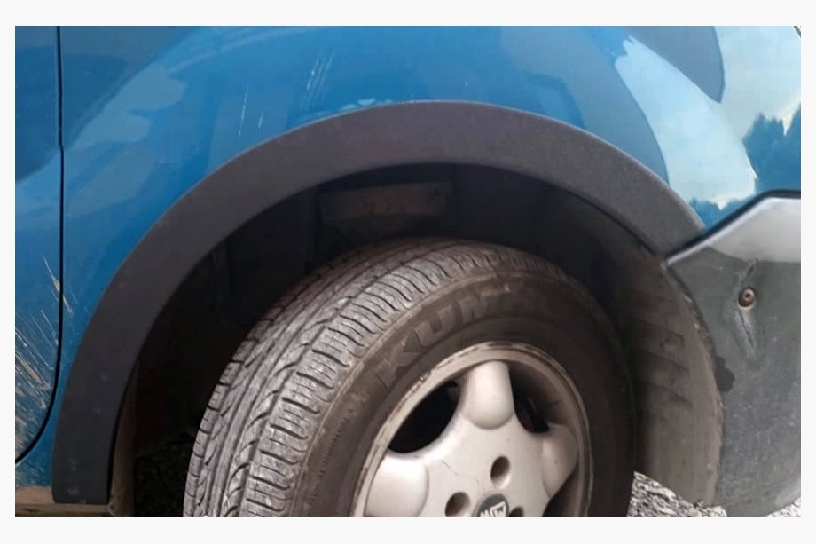 Renault Kangoo 1998–2008 Hjulhuslister (4 st, svarta) Plast Image