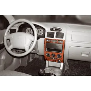 Instrumentpanelinlägg (2002-2005) Kia Rio 2000–2005 foto 2