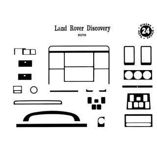 Instrumentpanelskydd Land Rover Discovery II 1998–2004 foto 2