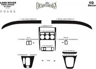 Land Rover Freelander I 1997–2006 Instrumentpanelslister (2000-2003, 10 delar) Aluminium foto 2