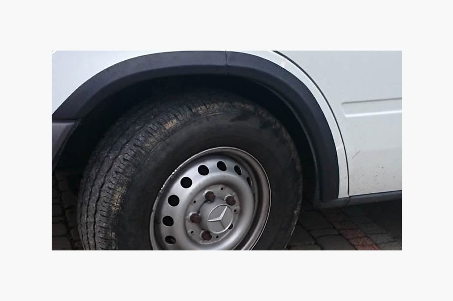 Volkswagen LT 1995–2006 Hjulhuslister (6 st, svarta) Image