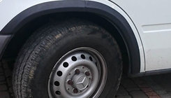 Volkswagen LT 1995–2006 Hjulhuslister (6 st, svarta) foto 1