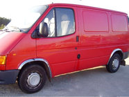 Ford Transit 1991–2000 Hjulhuslister (4 st, rostfritt stål) foto 1