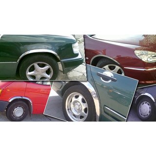 Hjulhuslister (4 st, rostfritt stål) Alfa Romeo 156 1997–2007 foto 4