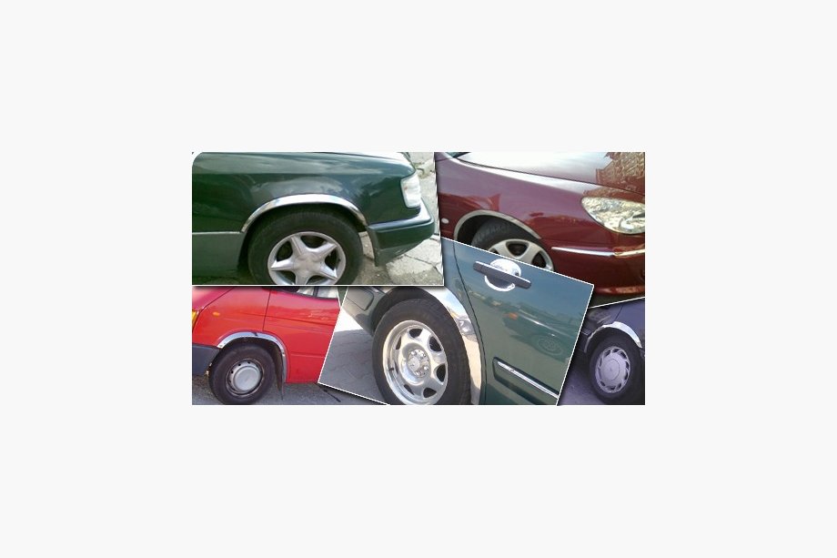 Peugeot Partner Tepee 2008–2018 Hjulhuslister (4 st, rostfritt stål) 1 sidodörr, rostfritt stål Foto 6