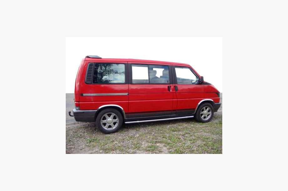 Volkswagen T4 Caravelle/Multivan 1990–2003 Hjulhuslister (4 st, rostfritt stål) Image