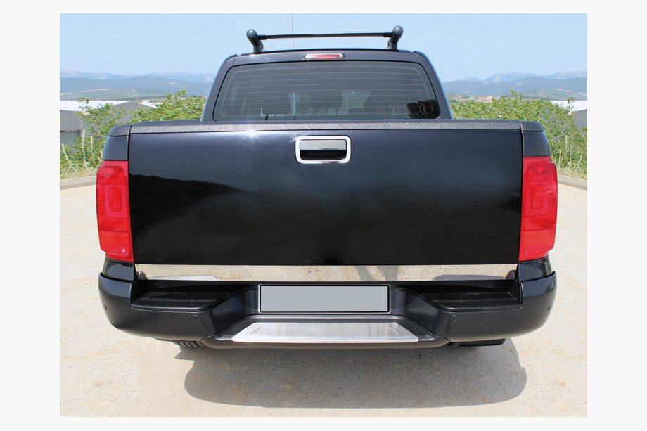 Volkswagen Amarok 2010–2022 Kantlist för bagagelucka (rostfritt stål) Carmos - turkiskt stål Image