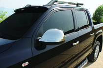 Volkswagen Amarok 2010–2022 Spegelskal (2 st, rostfritt stål) foto 1