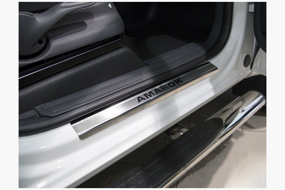 Volkswagen Amarok 2010–2022 Instegslister Nataniko (4 st, rostfritt stål) Image
