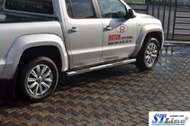 Volkswagen Amarok 2010–2022 Sidorör (2 st, rostfritt stål) foto 3